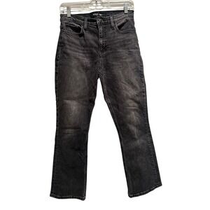 Hudson Black Holly Bootcut Denim Cropped Jeans Size 26 Casual Going Out Grunge